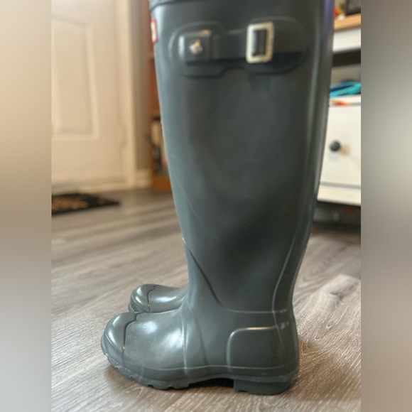 Hunter Boots Glossy Grey - Picture 3 of 10